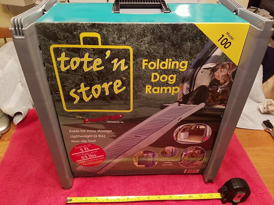 PETSTEP INTERNATIONAL INC RAMPA PLEGABLE PARA PERROS MODELO 100 BOLSO N TIENDA NUEVO Foto 1 de 4