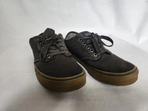 Taglia 6,5 - Scarpe VANS Atwood Canvas nere in gomma usate in ottime condizioni - Foto 1 di 13