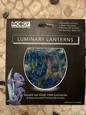 MODGY Luminary Lanterns Vincent van Gogh Starry Night Luminaries 4 Lanterns - Image 1 of 4