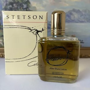 Vintage STETSON Men's 4 oz After Shave Lotion NEW Old Stock + BOX Old Version! - Picture 1 of 5