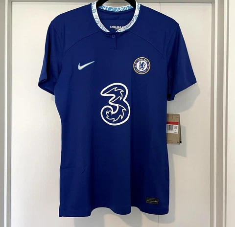 Nike Women's Chelsea FC 22/23 Football Soccer Jersey Shirt DJ7769-496 Size Large Cover