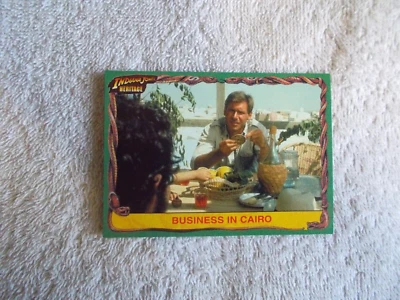 Topps Heritage 2008: Indiana Jones "BUSINESS IN CAIRO" #10 Trading Card - Image 1 of 2