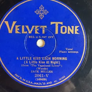 10" 78 RPM-Jack Miller-A Little Kiss Each Morning/Love Made a Gypsy Out of Me - Imagen 1 de 4