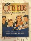 1942, New Quiz Kids Radio Question Bee Game, Set 2 Whitman. Vintage