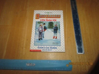 Baby-Sitters - Little Sister #56 : Karen's Ice Skates by Ann M. Martin (1994, Tr - Imagem 1 de 4