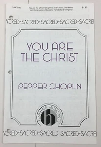 You Are The Christ SATB Chor Klavier Gemeinde Noten von Pepper Choplin - Bild 1 von 4