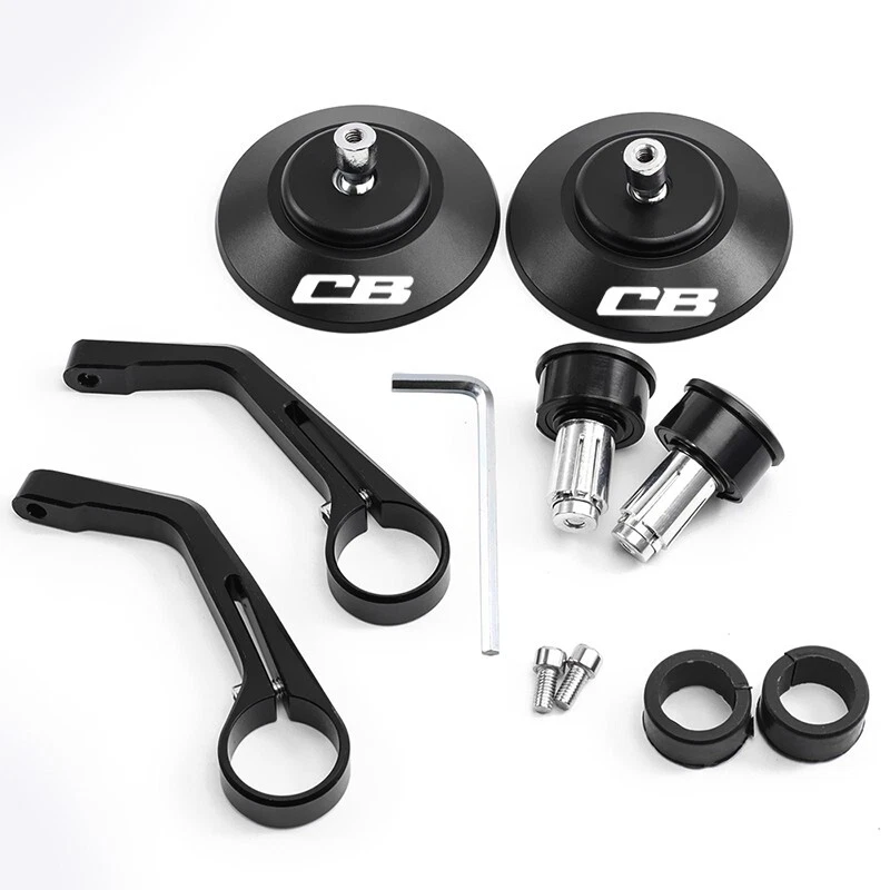 Espejo retrovisor de extremo de barra de manillar CNC para Honda CB1000R CB500F Foto 1 de 4