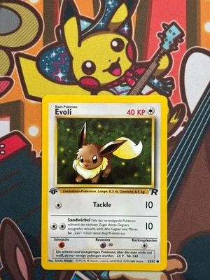Evoli 1. Edition 55/82 Team Rocket deutsch Pokemon Karten NM - Bild 1 von 2