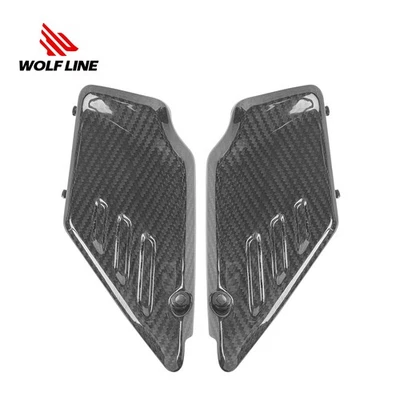 WOLFLINE Real Carbon Frame Side Cover Cowl Guard For Kawasaki Z650 RS 2021-2023 - Image 1 of 4