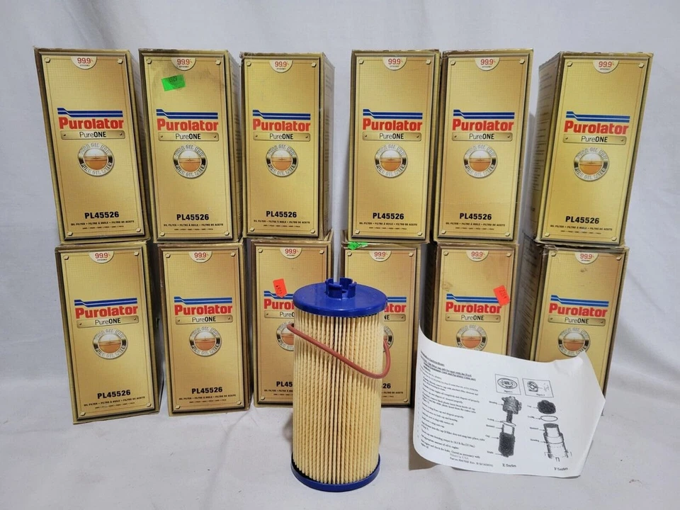 Filtro de óleo do motor PUROLATOR 12 peças para 2003-2010 Ford F-550 Super Duty 6.4 RINS4 - Imagem 1 de 1