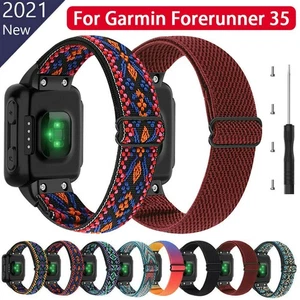 Correa pulsera cuero/nylon muñeca para Garmin Forerunner 35 30 35J correa de reloj - Imagen 1 de 48