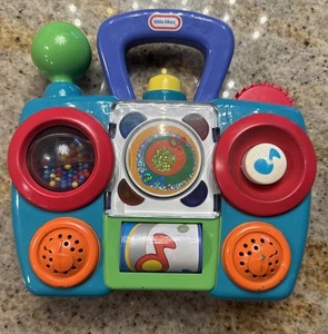 Little Tikes Pop Tunes Lil Rocker Boom Box Toy Lights, Sound & Mic w/ batteries - Picture 1 of 10