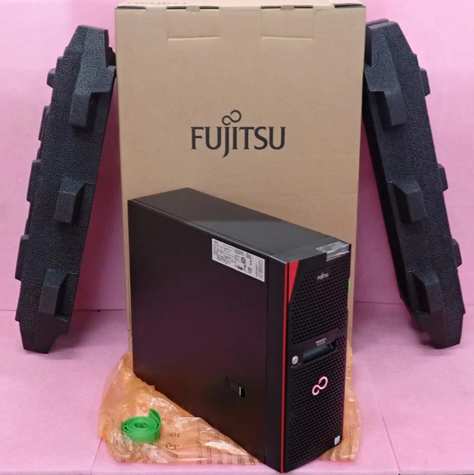 NEW Fujitsu Primergy TX1330 M4 4-Core E-2124 16GB RAM 4x 3.5" Bay Tower Server - Image 1 of 4