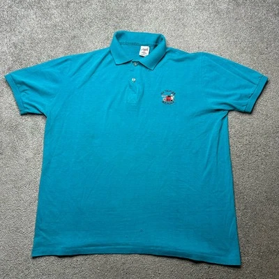 Camisa de Colección Big Thunder Mountain Años 80 Disneyland Miembro del Elenco Polo Disney Ride Foto 1 de 4