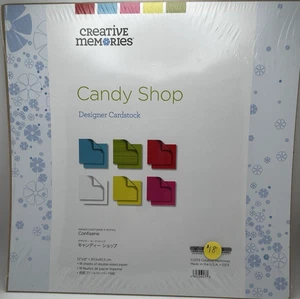 Creative Memories Candy Shop Cardstock 12x12 Scrapbooking Junk Journal Printed - Picture 1 of 5