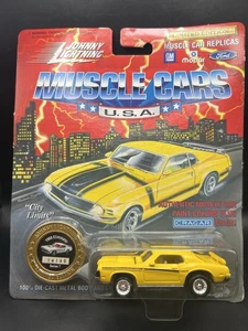 Johnny Lightning Muscle Cars USA 1969 Eliminator in Yellow Limited Edition - Picture 1 of 4