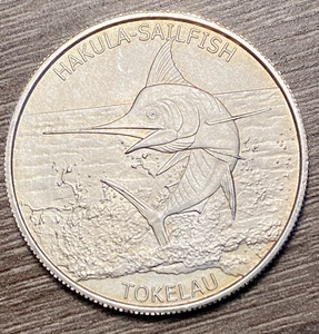 Sailfish 1 Oz 2016 Tokelau $5 Hakula Fishing .999 Fine Silver Sovereign Coin - Picture 1 of 7