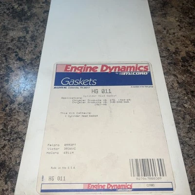¡Junta de culata Engine Dynamics HG 011! ¡Envío gratis! Foto 1 de 2