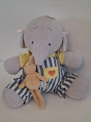 RARE Humphrey's Corner Lottie Elephant Plush Bear Factory BAB Build A Bear 2005 - Image 1 of 4