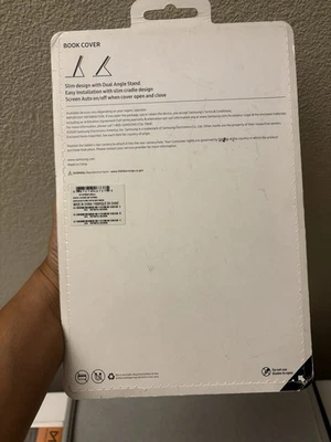 Samsung Galaxy Tab A7 Book Cover Case - Original - Gray (EF-BT500) - NEW™ - Image 1 of 3