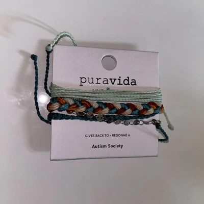 Pura Vida Autism Society Bracelet, NEW - Image 1 of 2