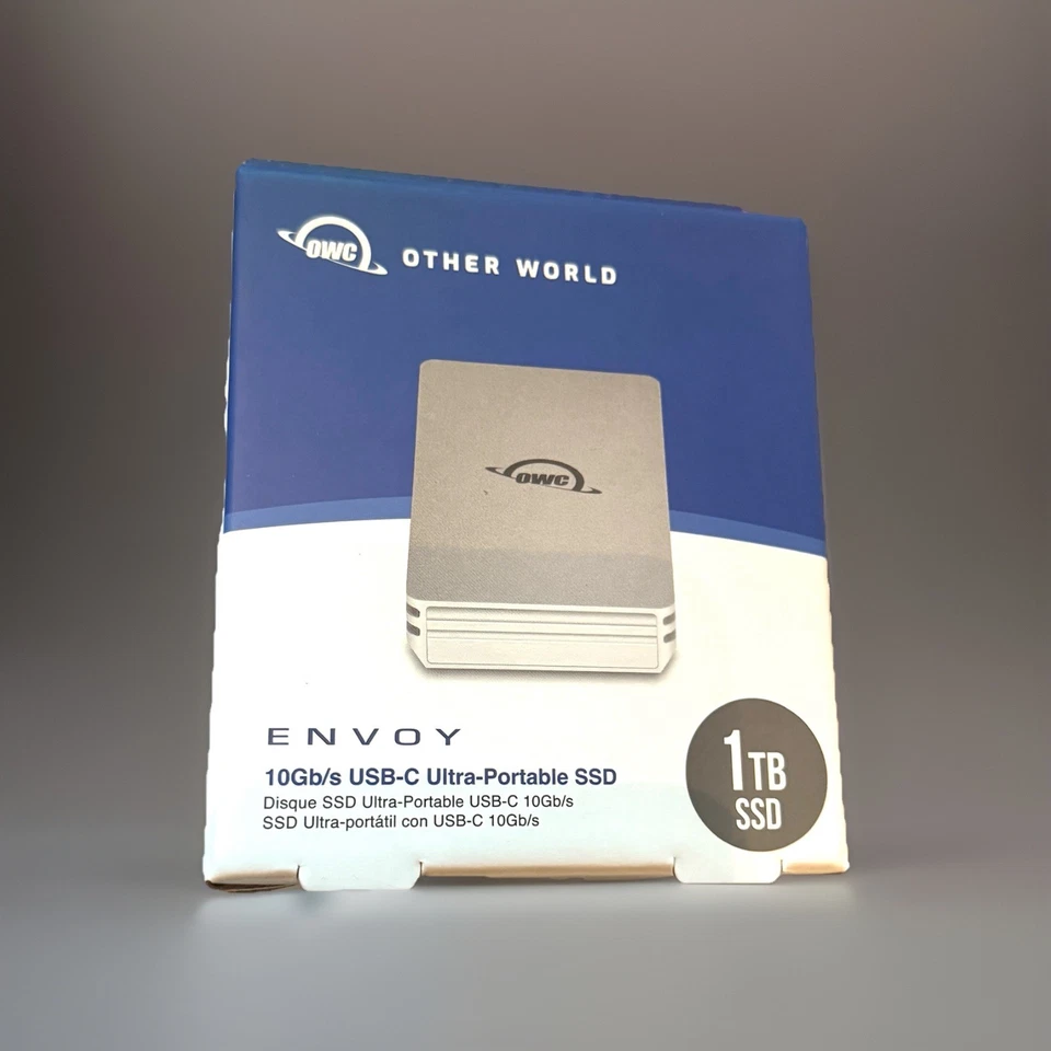 OWC Envoy USB-C Ultra Portable 10G/ External Drive 1TB SSD New In Box - Image 1 of 1