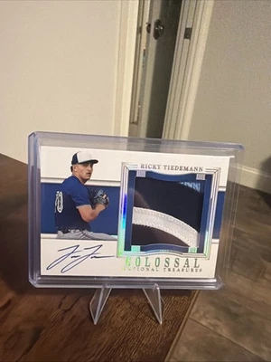 Ricky Tiedemann 2025 National Treasures Colossal Patch Auto /25 CMA-RTD  Jays - Image 1 of 3