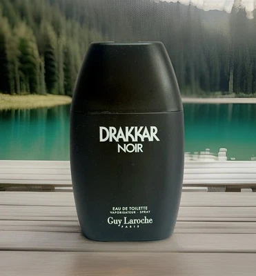 DRAKKAR NOIR Guy Laroche 3,4 oz/100 ml Eau de Toilette EDT Colonia Spray Hombres- NUEVO Foto 1 de 4