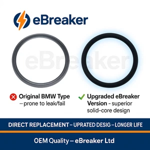 Junta de anillo de sellado de tubería de manguera intercooler BMW Turbo # 13718896850 nuevo stock en el Reino Unido - Imagen 1 de 15