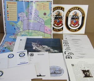 lot USS Oscar Austin navy ship commissioning 2000 Norfolk program plan photo - Picture 1 of 14