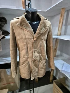TOWN COUNTRY FREY montone usato PRE-OWNED donna woman tg48 marrone XYR373L - Picture 1 of 12