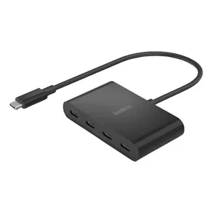 Belkin Connect USB-C™ to 4-Port USB-C Hub, Multiport Adapter Dongle OPEN BOX - Picture 1 of 8