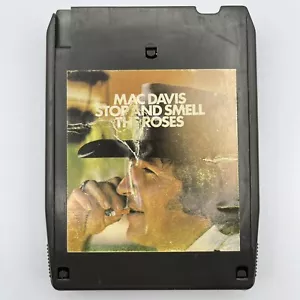 Mac Davis - Stop & Smell the Roses - Restored Quad 8 Track Tape-New Pad, Splice - Foto 1 di 6
