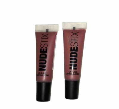 2x NUDESTIX Lip Glace - NUDE 04 - Travel Size - Image 1 of 3