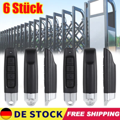 6 X 433mhz universal Fernbedienung Garagenöffner Garagentor Handsender Sender DE - Bild 1 von 4