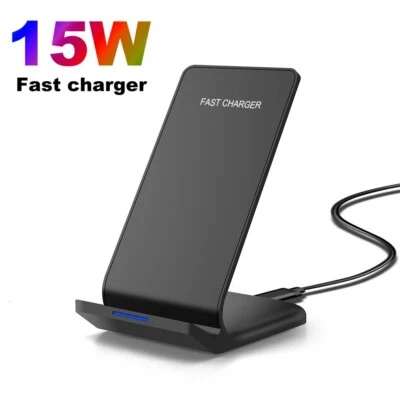 Base de carga rápida inalámbrica de 15 W para Samsung S22 S21+ Apple iPhone 13 Pro Foto 1 de 4