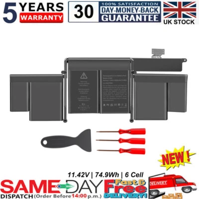 Battery A1582 A1502 for MacBook Pro 13 inch Retina Early 2015 Mid 2014 Late 2013 - Image 1 of 4