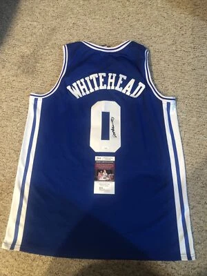 DUKE BLUE DEVILS- DARIQ WHITEHEAD SIGNED AUTOGRAPH JERSEY JSA COA BASKETBALL - Image 1 of 4