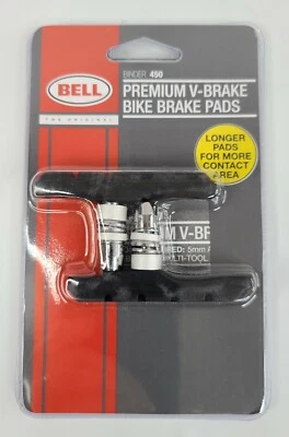 Pastillas de freno universales BELL Binder 450 Premium V-Brake para bicicleta NUEVO Foto 1 de 3