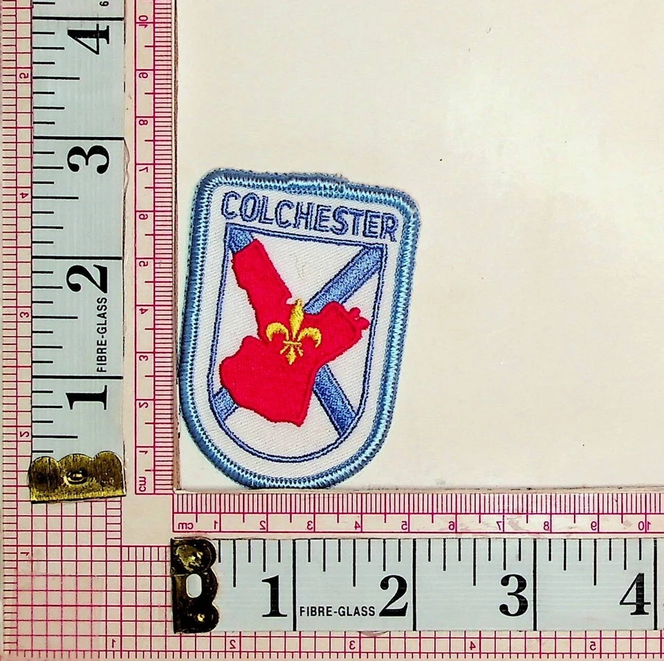 Jaqueta Scouts Colchester colete chapéu emblema brasão - Imagem 1 de 1