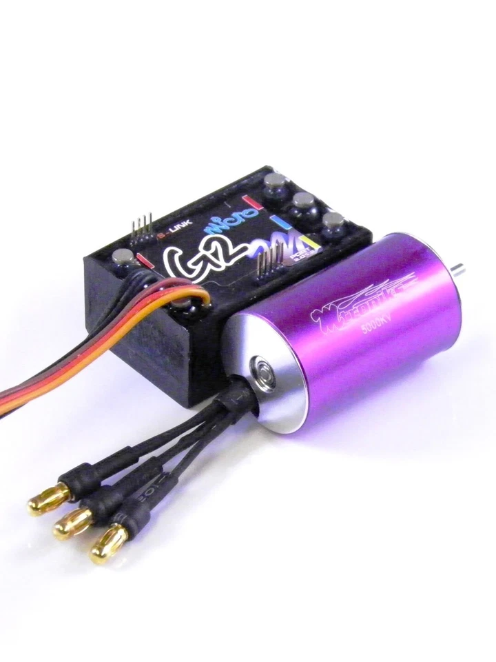 Combo regolarore motore brushelles 1/16 1/18 Mtroniks G2 micro system - MG2MC8E - Immagine 1 di 1