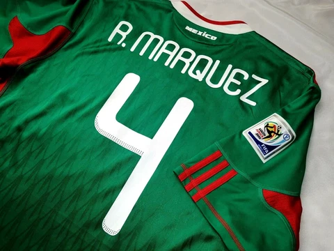 Jersey mexico Rafael Marquez 2010 adidas (M) Barcelona world cup green shirt Cover