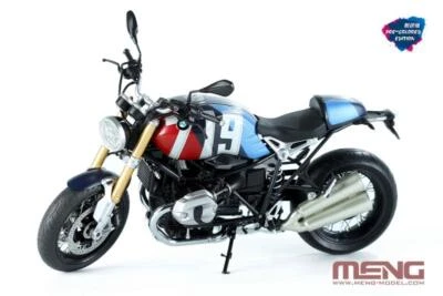 MENG MT-003T 1/9 R NineT Option 719 Mars Red/ Cosmic Blue Pre-Coloured - Image 1 of 3