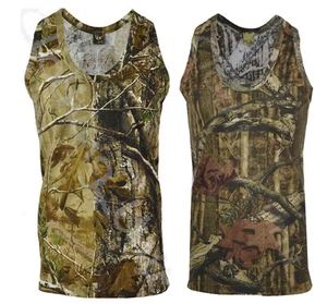 Herren Dschungeldruck Tarnung Armee Kampf ärmellose Weste Angeln Jagd S-XXL - Bild 1 von 3