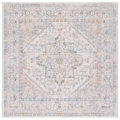SAFAVIEH Bel Air Collection BLA244A Ivory / Grey Rug - Image 1 of 3