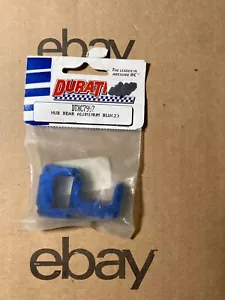 Vintage R/C Duratrax DTXC7997 Hub Rear Aluminum Blue (2) NIP - Picture 1 of 1