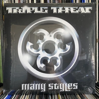 TRIPLE THREAT - MANY STYLES (VINYL 2LP)  2003!!  RARE!!  TALIB KWELI + ZION I!!! - Image 1 of 2