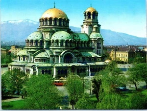 Postal de la catedral de San Alejandro Nevski, Sofía, Bulgaria - Imagen 1 de 2