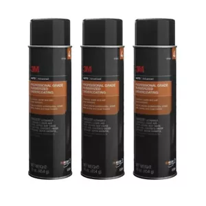 3 Pack - 16 Ounce 3M Professional Grade Rubberized Undercoating Spray 03584 - Picture 1 of 1