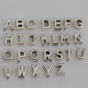 NEW AUTHENTIC PANDORA CHARMS LETTER INITIAL ALPHABET A TO Z W SUEDE POUCH - Imagen 1 de 45